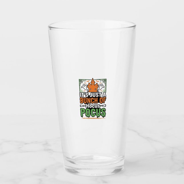Copo De Pint Citação de Hocus Pocus de Halloween Design em Veto (Frente)