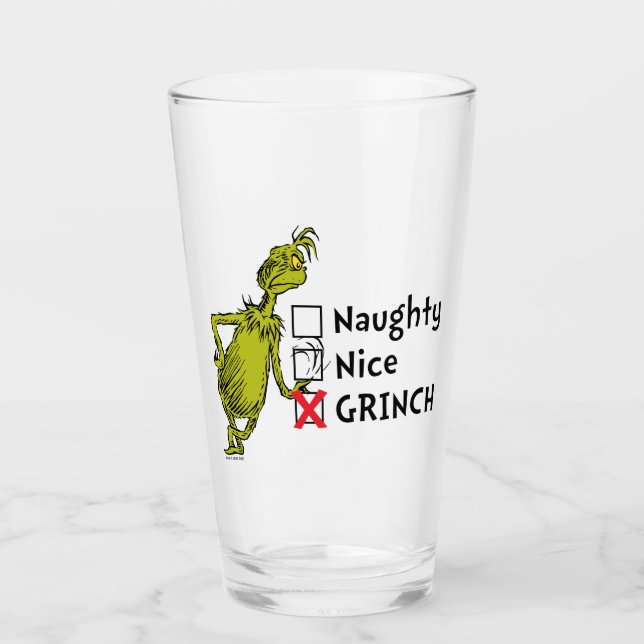 Copo De Pint Citação Malvada, Boa ou do Grinch (Frente)