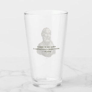 Copo De Pint Citação sobre o Filósofo Plato de Boas Ações