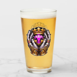 Copo De Pint Claddagh Pint Glass