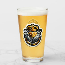 Copo De Pint Claddagh Pint Glass