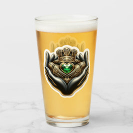 Copo De Pint Claddagh Pint Glass