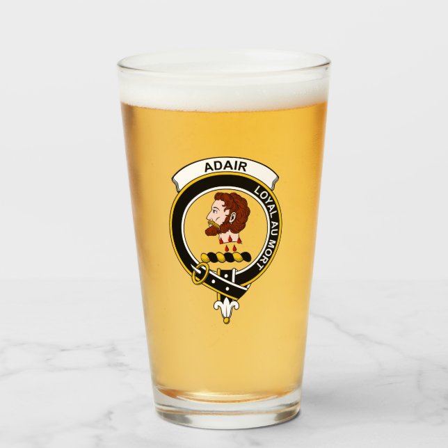 Copo De Pint Clan Adair Beer Glass (Frente (Preenchido))
