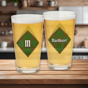 Copo De Pint Clan MacAlister de Glenbarr caçando Tartan