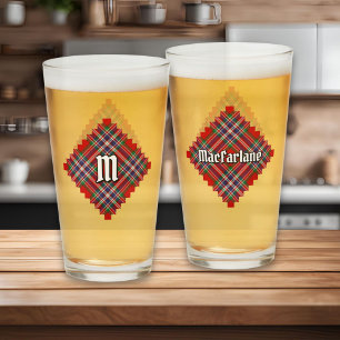 Copo De Pint Clan MacFarlane Red Tartan