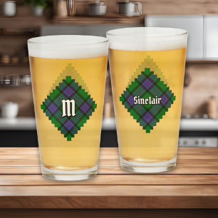 Copo De Pint Clan Sinclair caçando Tartan