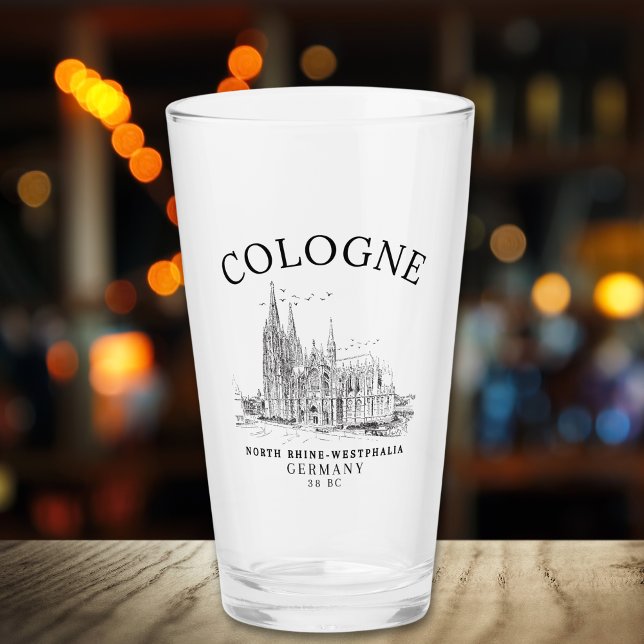 Copo De Pint Classic Cologne Cathedral Germany Vista (Criador carregado)