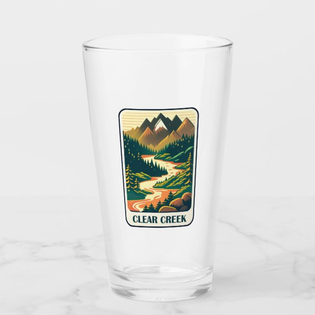 Copo De Pint Clear Creek Colorado Colors (Frente)
