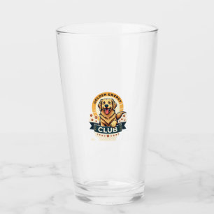 Copo De Pint Clube de Energia Dourada Retriever Dourado Vintage