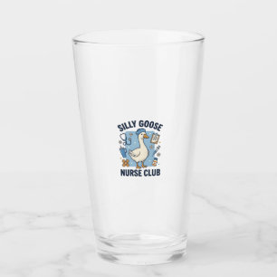 Copo De Pint Clube de Enfermeira Pato Tolo Design de Vetor de E