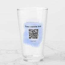 código de verificação QR de cor aquática azul adic