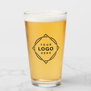 Copo De Pint Código QR preto elegante e elegante