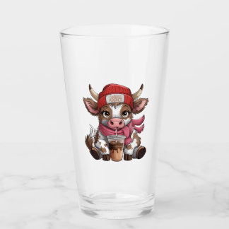 Copo De Pint Coffee Addict Cow