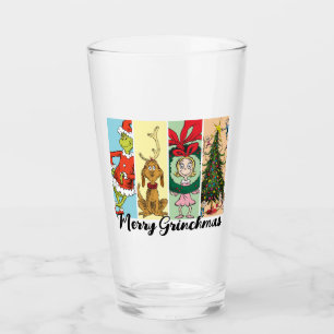 Copo De Pint Colagem de Férias Merry Grinchmas