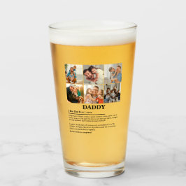 Copo De Pint Colagem de Fotografias de Definição 6 de Pai Perso