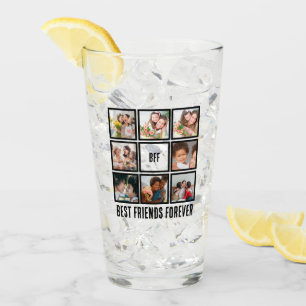 Copo De Pint Colagem de Fotos Personalizada BFF Melhores Amigos
