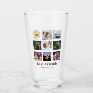Copo De Pint Colagem Fotográfica BFF Gift Peanutmanteiga Jelly