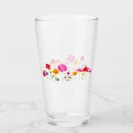 Copo De Pint coleção de flores silvestres