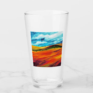 Copo De Pint Colinas Vermelhas Amarelas