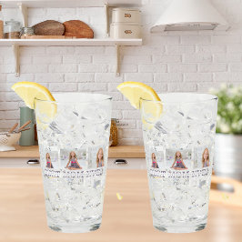 Copo De Pint Collage Foto Roxa Melhor Mãe Já Presente