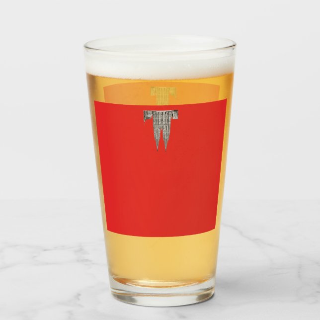 Copo De Pint Cologne Dome Cologne Köln Kölschglas (Frente (Preenchido))