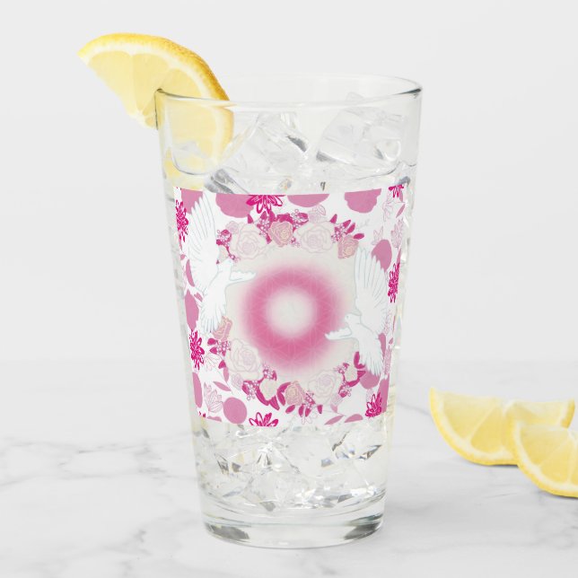 Copo De Pint colombe à fleurs (Gelo frontal)