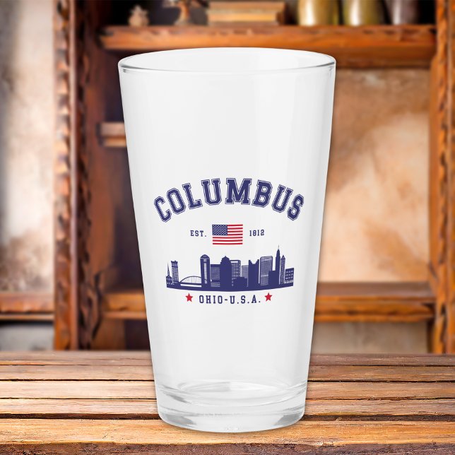 Copo De Pint Columbus Ohio Architectural Skyline (Criador carregado)