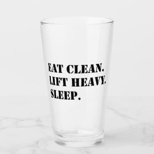 Copo De Pint Coma limpo. Levante Pesado. Dormir.
