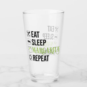 Copo De Pint Coma o sono Margaritas Repetir