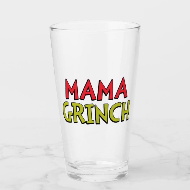 Copo De Pint Como o Grinch Roubou o Natal | Papai Mamãe (Frente)