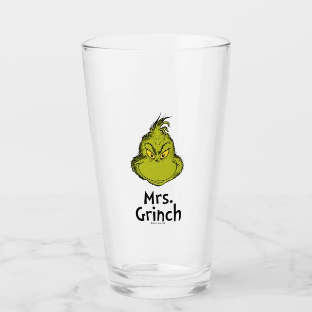 Copo De Pint Como o Grinch Roubou o Natal | Sra. Grinch (Frente)