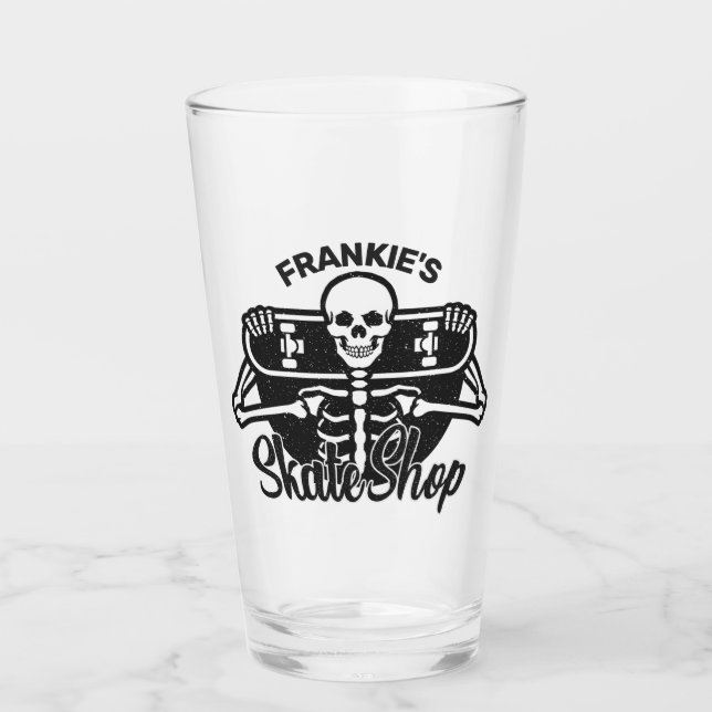 Copo De Pint Compro de Skate de skull Skateboard do ADD persona (Frente)