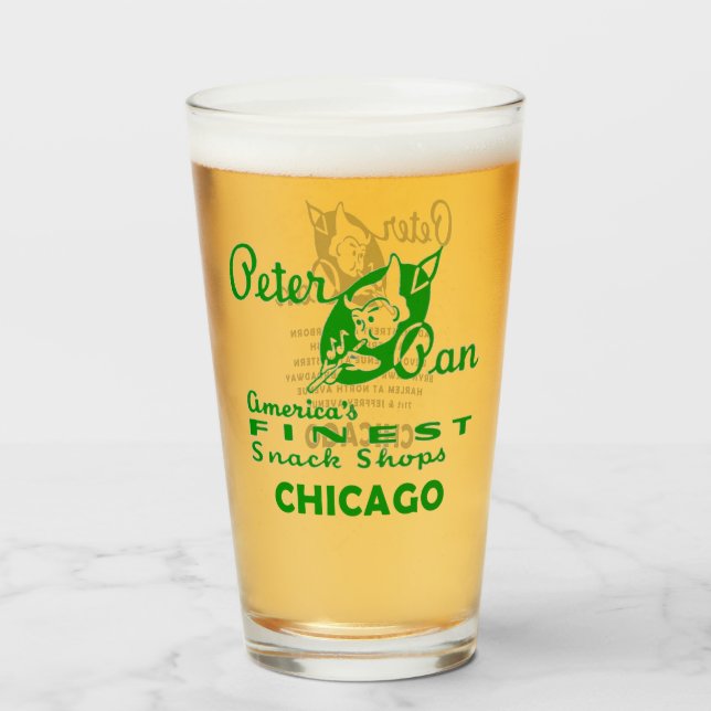 Copo De Pint Compro Peter Pan Snack, Chicago (Frente (Preenchido))
