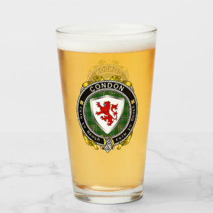 Copo De Pint Condon Irish Shield Beer Glass