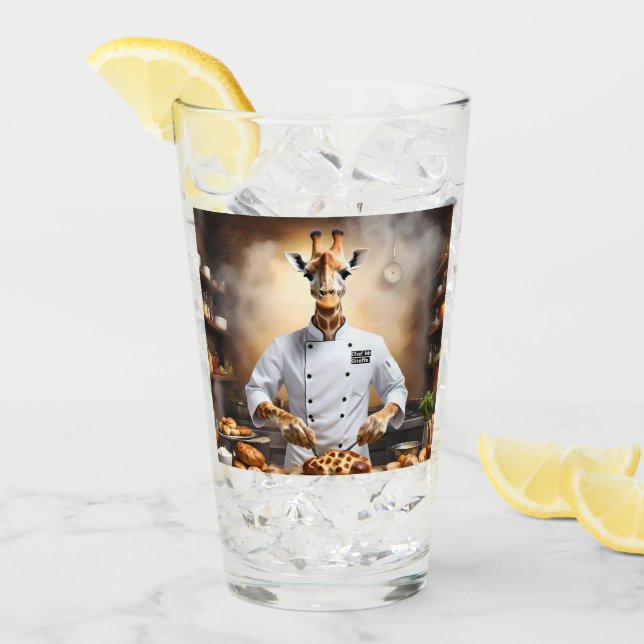 Copo De Pint Confeiteiro Girafa: Alcançando Novas Alturas, (Gelo frontal)