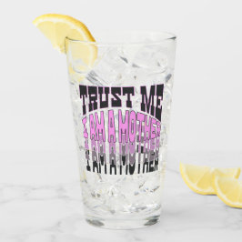 Copo De Pint Confie em mim, sou uma mãe.