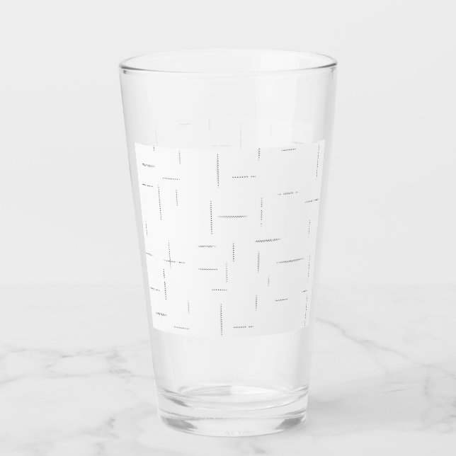 Copo De Pint Conjunto de Pastas Personalizadas Minimalistas (Frente)