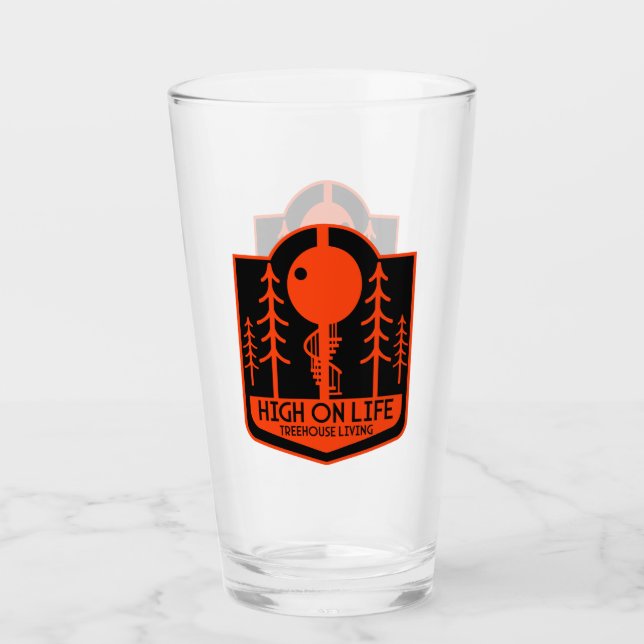 Copo De Pint Construtor Mestre Treehouse (Frente)