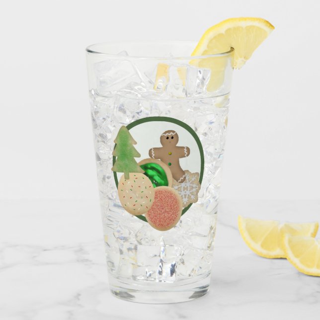 Copo De Pint Cookies de Natal (Gelo traseiro)