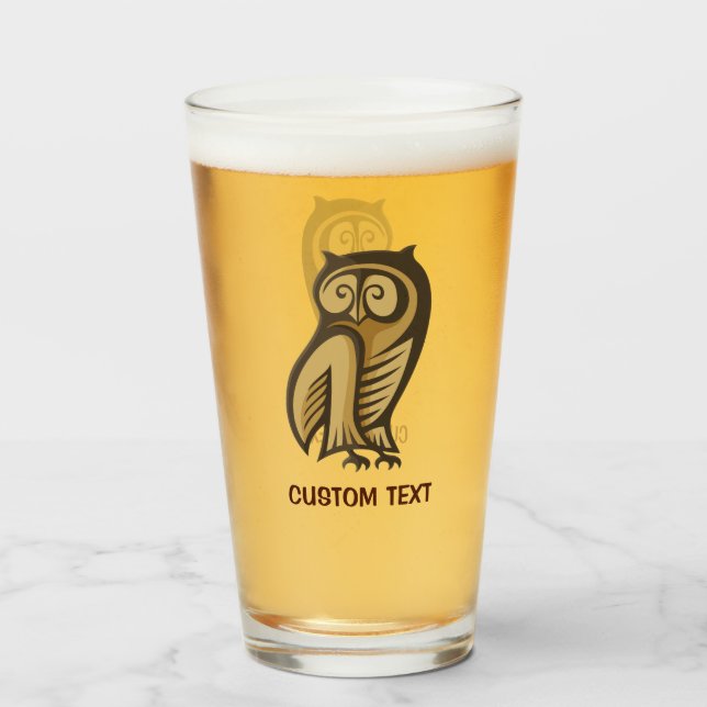 Copo De Pint Cor do símbolo de coroa (Frente (Preenchido))