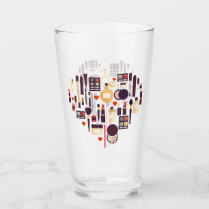 Copo De Pint Coração de Comestics