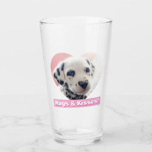 Copo De Pint Coração de Dalmata Nariz