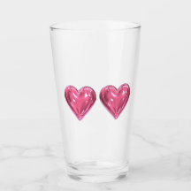 Coração rosa