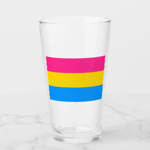 Copo De Pint Cores do Orgulho Pansexual