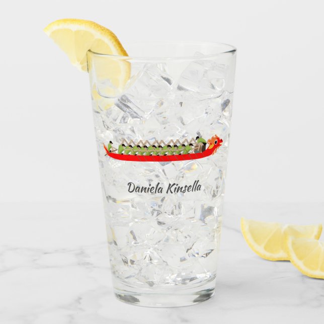 Copo De Pint Corrida de Barcos Dragões (Gelo frontal)