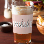 Copo De Pint Cota de Exalar Rosa Moderno do Pastel<br><div class="desc">Cota de Exalar Rosa Moderno do Pastel</div>