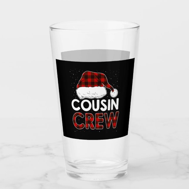 Copo De Pint Cousin Crew de Natal de 2021 (Frente)