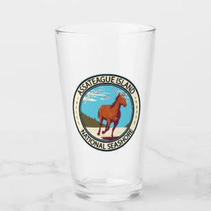 Copo De Pint Crachá de Sede Nacional da Ilha de Assateague