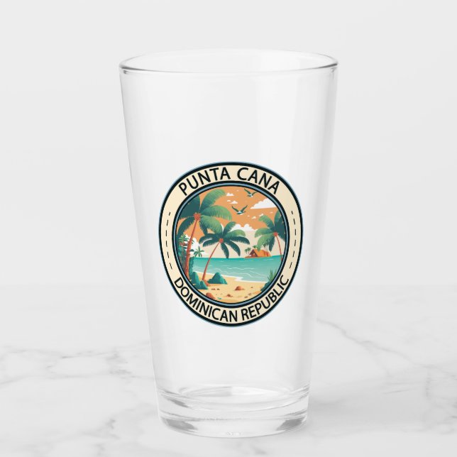 Copo De Pint Crachá Punta Cana Dominicana Hut (Frente)