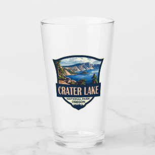 Copo De Pint Crachá Retroativo da Ilustração do Parque Nacional